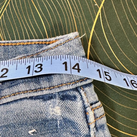 Abercrombie & Fitch Ultra High Rise Ankle Straight Jean Medium Blue Women 29s - Picture 6 of 9